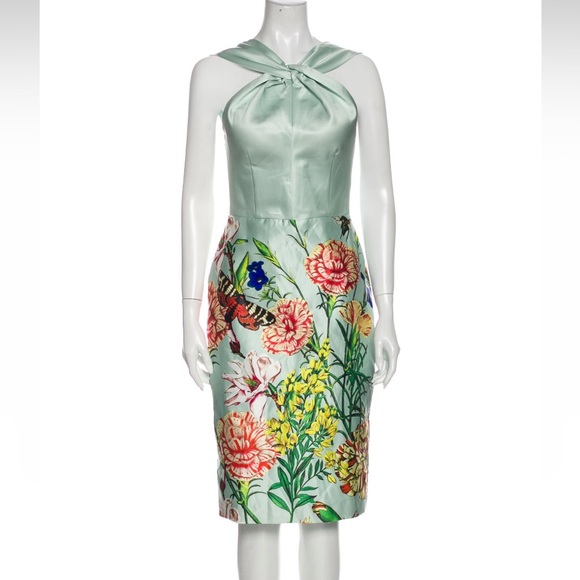 PatBO Floral Print Knee-Length Dress